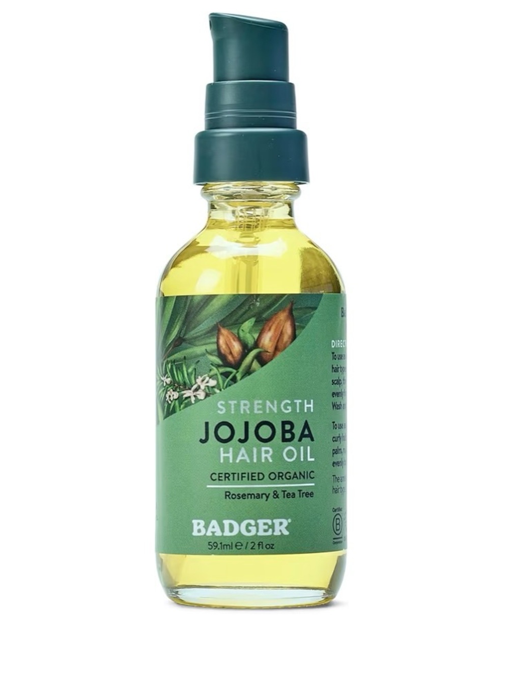 Organic Jojoba Hair Oil,Scalp Treatment 2 oz.